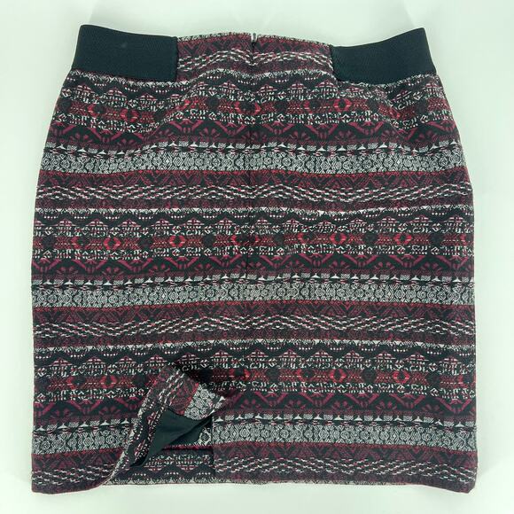 J. Jill Fair Isle Aztec Patterned Pencil Skirt Size Small Petite - Picture 2 of 8